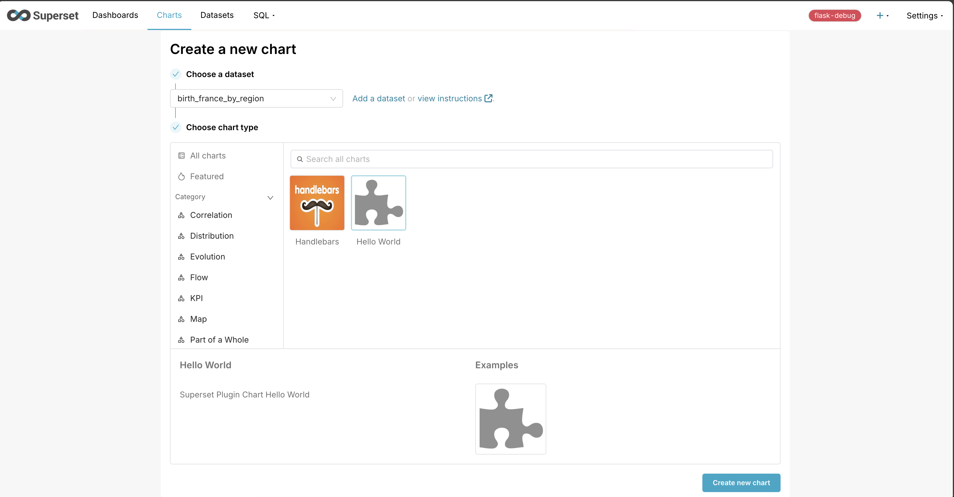 Hello World Plugin in Chart Types
